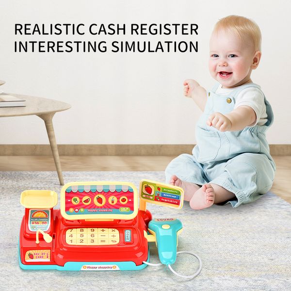 pretend game simulation supermarket cash register the children's toy cash register mini counter a gift for a child play house toy
pretend game simulation supermarket cash register the children's toy cash register mini counter a gift for a child play house toy