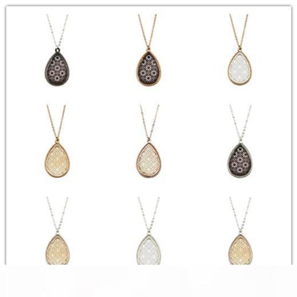 christmas gift gold cut out filigree teardrop pattern pendant necklace openwork hollow out filigree drop statement choker necklace, Silver
christmas gift gold cut out filigree teardrop pattern pendant necklace openwork hollow out filigree drop statement choker necklace, Silver