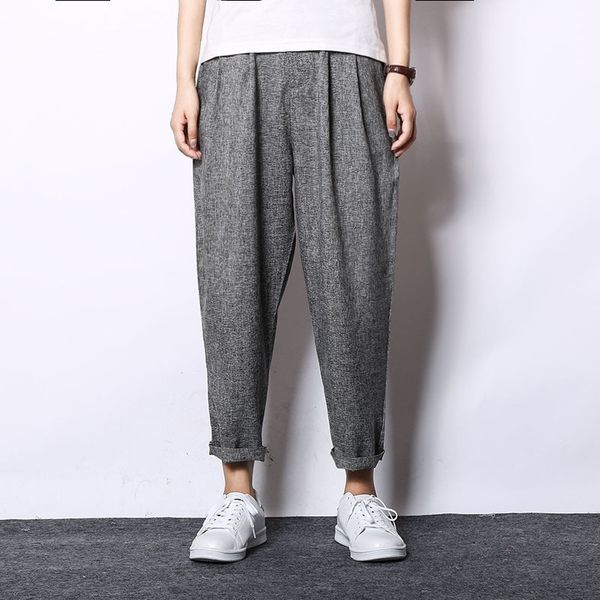 summer imitation cotton turnip wide wide leg and linen ankle-length men's linen harem thin wide-leg pants radish pants men's pnrw9, Blue
summer imitation cotton turnip wide wide leg and linen ankle-length men's linen harem thin wide-leg pants radish pants men's pnrw9, Blue