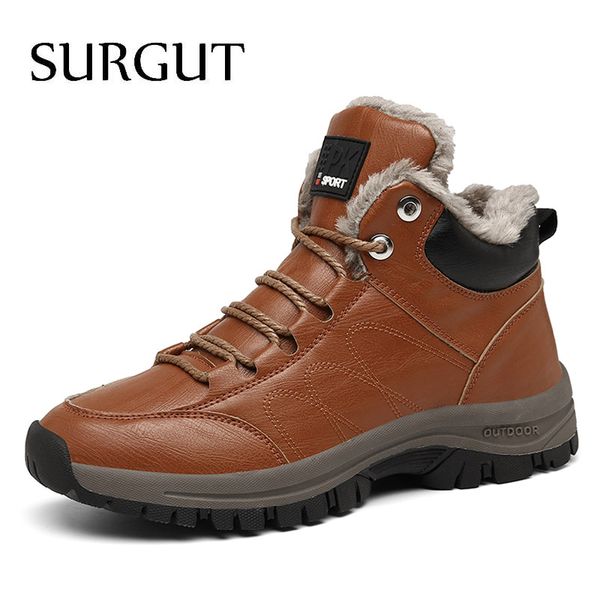 surgut men boots new lace up men shoes non-slip wearable large size casual shoes plus retro trend men's fashion warm snow boots, Black
surgut men boots new lace up men shoes non-slip wearable large size casual shoes plus retro trend men's fashion warm snow boots, Black