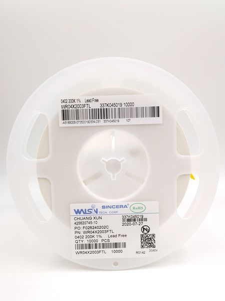 fixed resistor electronics sop xbox one ceramic composition 1% error 200k resistance 50v rated voltage operating temperature 0402
fixed resistor electronics sop xbox one ceramic composition 1% error 200k resistance 50v rated voltage operating temperature 0402