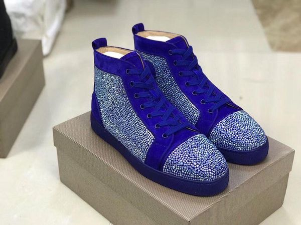лучшие rhinestone strass обувь с красной подошвой кроссовки для женщин, мужчин high cut повседневный flats walking платье, партия, венчание, Black
лучшие rhinestone strass обувь с красной подошвой кроссовки для женщин, мужчин high cut повседневный flats walking платье, партия, венчание, Black