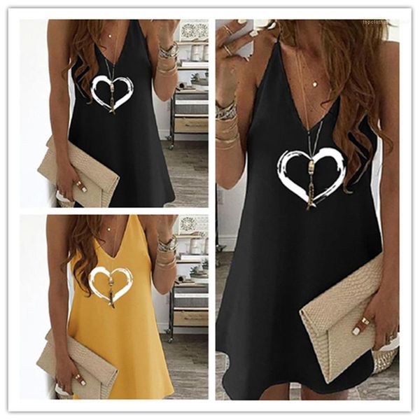 summer dresses v neck sleeveless loose womens designer dresses spaghetti strap solid color mini dresses heart print womens, Black;gray
summer dresses v neck sleeveless loose womens designer dresses spaghetti strap solid color mini dresses heart print womens, Black;gray