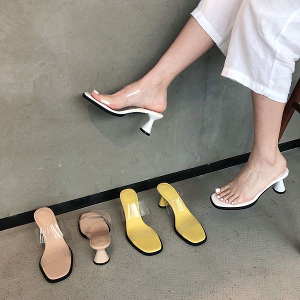 fashion women slippers slides pvc transparent slippers casual women slides mid heels casual summer beautiful mules pumps, Black
fashion women slippers slides pvc transparent slippers casual women slides mid heels casual summer beautiful mules pumps, Black