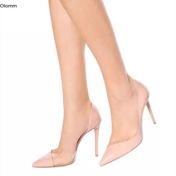 olomm 2020 handmade new fashion women shiny pumps thin high heels pointed toe gorgeous nude dress shoes women us size 5-15, Black
olomm 2020 handmade new fashion women shiny pumps thin high heels pointed toe gorgeous nude dress shoes women us size 5-15, Black