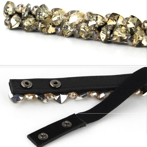 fashion new high-grade crystal women's belt rhinestone jeweled belts thin fabric elastic bride strap waist girdle accessories y200807, Black;brown
fashion new high-grade crystal women's belt rhinestone jeweled belts thin fabric elastic bride strap waist girdle accessories y200807, Black;brown