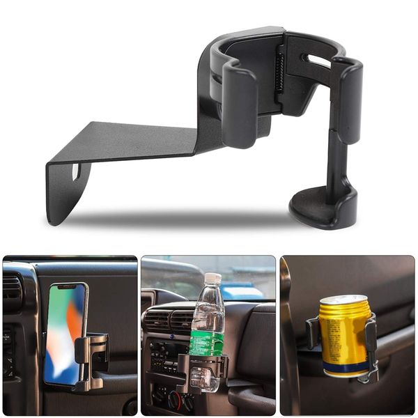 multi-function drink cup phone holder, 2 in 1 bolt-on stand bracket organizer for 1997-2006 wrangler car accessories
multi-function drink cup phone holder, 2 in 1 bolt-on stand bracket organizer for 1997-2006 wrangler car accessories