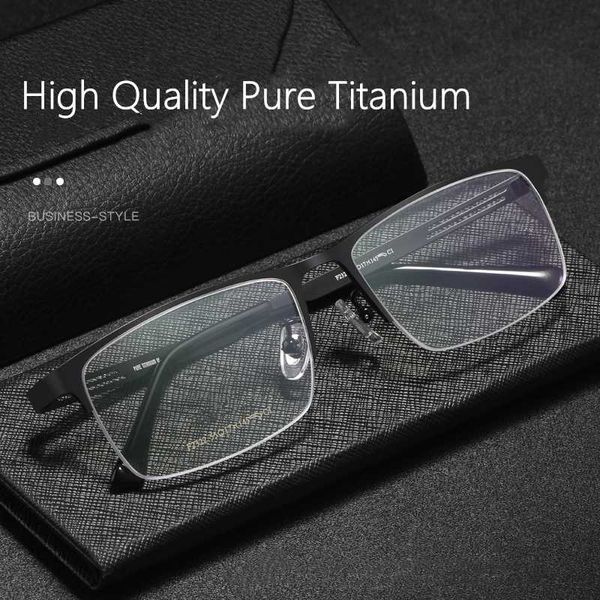 pure titanium half-frame glasses men ultralight large-frame business glasses frame simple and fashionable optical f2322, Black
pure titanium half-frame glasses men ultralight large-frame business glasses frame simple and fashionable optical f2322, Black