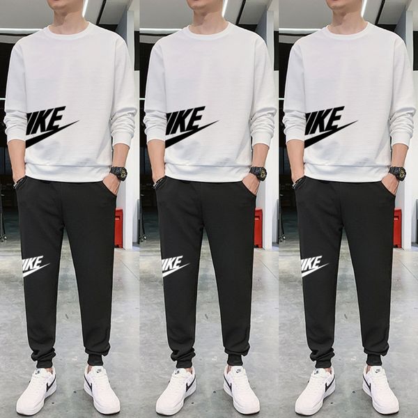 2020 autumn new t-shirt sweatertrousers sweaterant wrinkle sweater suit fashionable t-shirt trousers casual suit men's personalized men, Black
2020 autumn new t-shirt sweatertrousers sweaterant wrinkle sweater suit fashionable t-shirt trousers casual suit men's personalized men, Black