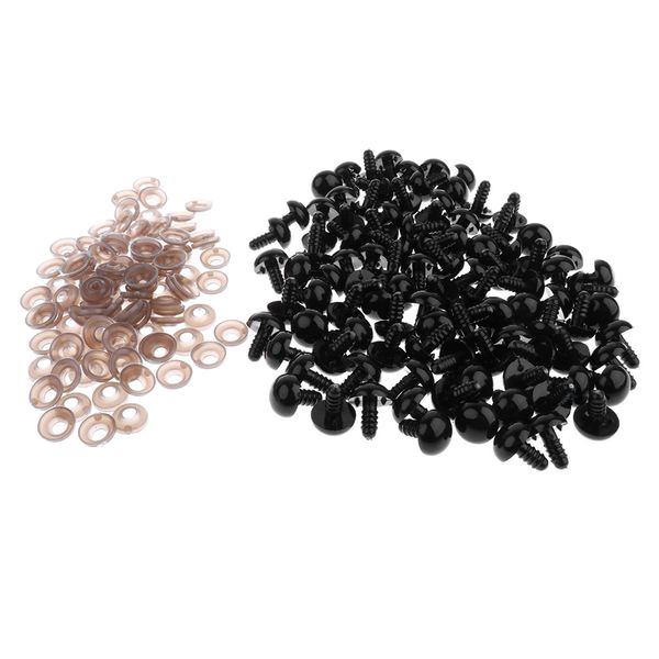 pack of 100pcs safety eyes plastic safety eyes with washers for doll, puppet, plush animal diy change and repair
pack of 100pcs safety eyes plastic safety eyes with washers for doll, puppet, plush animal diy change and repair
