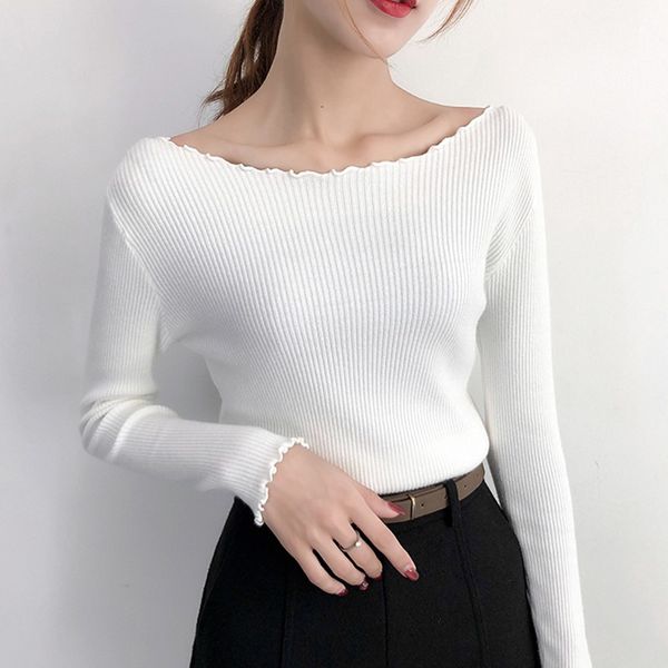 blackday elegant lady knitted sweater o-neck slim basic white black pullovers women long sleeve jumper sweaters hot
blackday elegant lady knitted sweater o-neck slim basic white black pullovers women long sleeve jumper sweaters hot