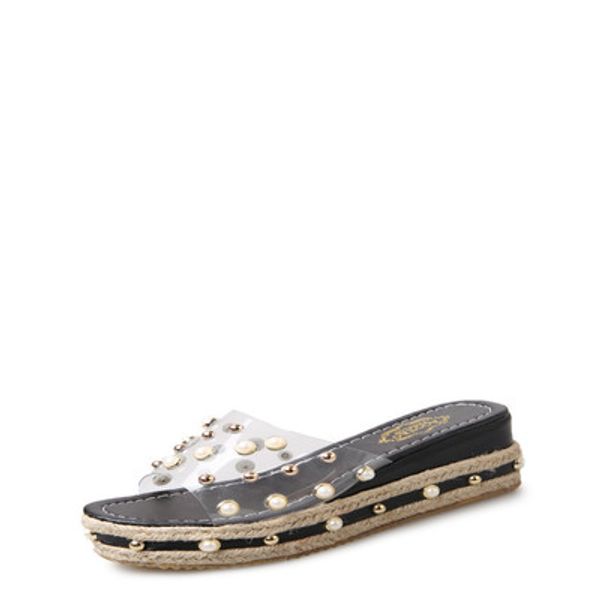 2020 summer new fashion women's shoes wild pearl thick bottom wedge sandals and slippers women, Black
2020 summer new fashion women's shoes wild pearl thick bottom wedge sandals and slippers women, Black