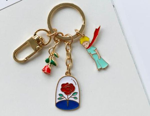 new 30design cartoon crown scarf little prince roses animal keychain jewelry accessories key chains pendant gifts favors, Silver
new 30design cartoon crown scarf little prince roses animal keychain jewelry accessories key chains pendant gifts favors, Silver