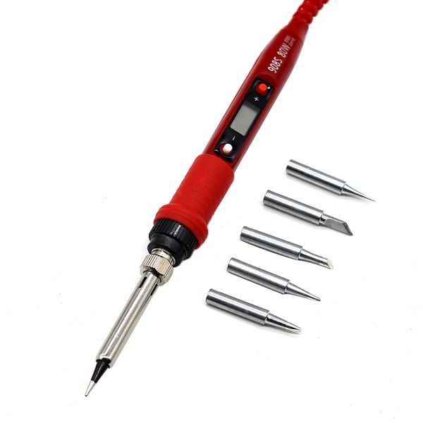 adjustable temperature electric soldering iron 220v 80w lcd digital display welding iron tips repair tools kit
adjustable temperature electric soldering iron 220v 80w lcd digital display welding iron tips repair tools kit