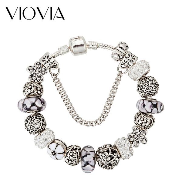 viovia white crystal charm bracelets & bangles for women silver color bracelet femme wedding diy jewelry b17056, Golden;silver
viovia white crystal charm bracelets & bangles for women silver color bracelet femme wedding diy jewelry b17056, Golden;silver