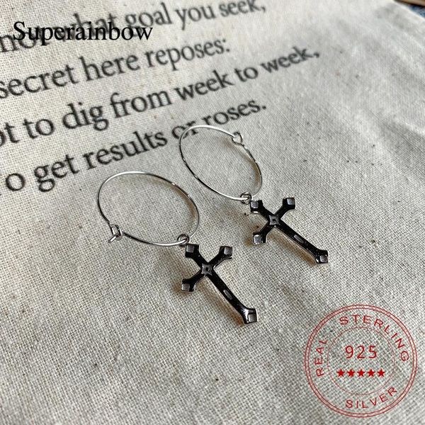 hoop & huggie superainbow 925 sterling silver simple cross earrings for women 18k gold color jewelry gifts wholesale sr-e28, Golden;silver
hoop & huggie superainbow 925 sterling silver simple cross earrings for women 18k gold color jewelry gifts wholesale sr-e28, Golden;silver