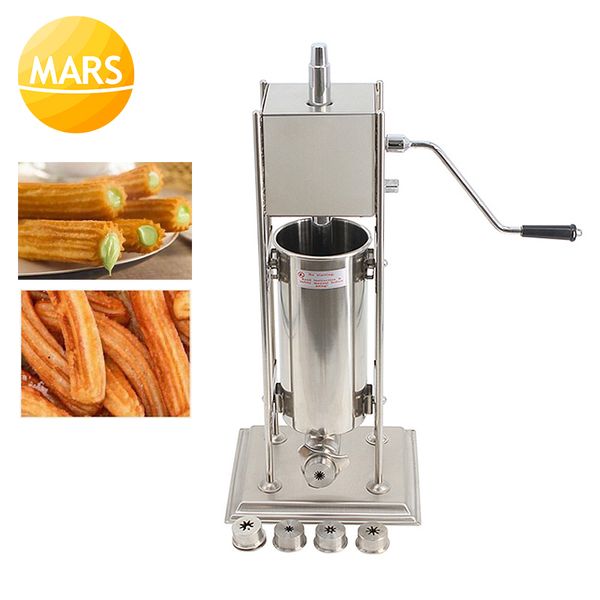 bread makers 5l churros making machine stainless steel churro maker with 5pcs nozzles