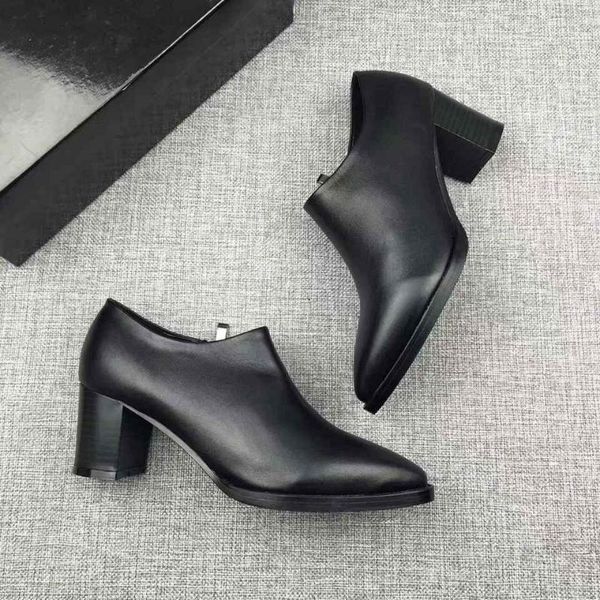 fashion shoes for women comfortable non-slip thick heel pure color shoes pointed toe women wedding prom boots, Black
fashion shoes for women comfortable non-slip thick heel pure color shoes pointed toe women wedding prom boots, Black