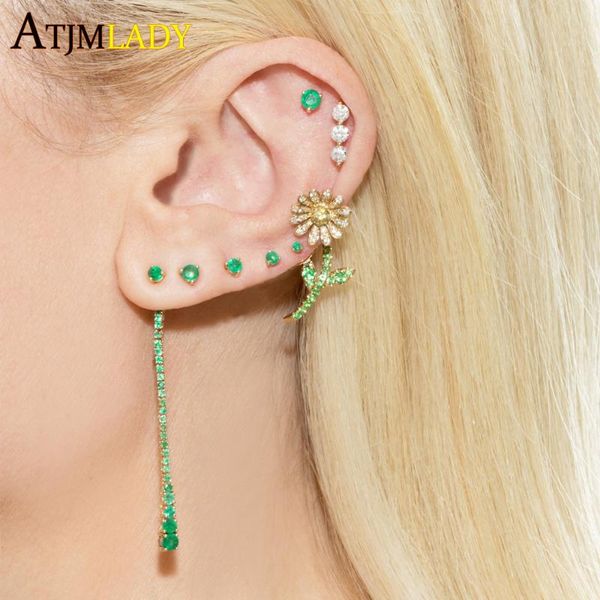 cute daisy flower cz stud earrings gold filled lovely yellow double sided flower leaf earrings romantic jewelry for women girls, Golden;silver
cute daisy flower cz stud earrings gold filled lovely yellow double sided flower leaf earrings romantic jewelry for women girls, Golden;silver