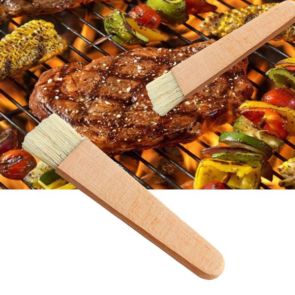 cream home outdoor bristle wood handle tools baking basting oil bbq brush pastry 
cream home outdoor bristle wood handle tools baking basting oil bbq brush pastry
