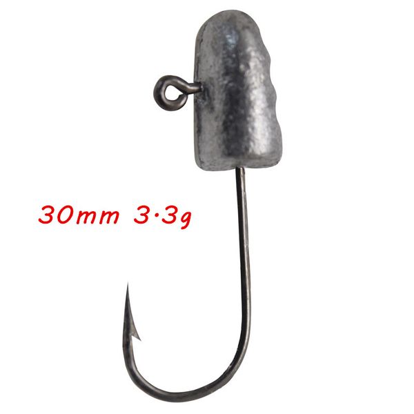 1pc 30mm 3.3g lead head hook high carbon steel fishing hooks pesca carp fishing tackle accessories wa_66
1pc 30mm 3.3g lead head hook high carbon steel fishing hooks pesca carp fishing tackle accessories wa_66