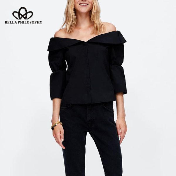 herstory slash neck blouse casual flare sleeve loose female blouse street wear retro lady black 2020, White
herstory slash neck blouse casual flare sleeve loose female blouse street wear retro lady black 2020, White