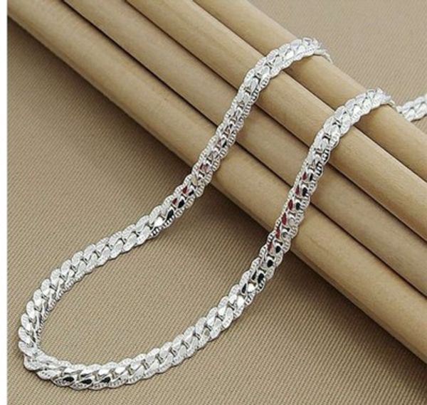 6mm full sideways 925 silver necklace 925 silver color fashion jewelry link chain necklace lady gift
6mm full sideways 925 silver necklace 925 silver color fashion jewelry link chain necklace lady gift