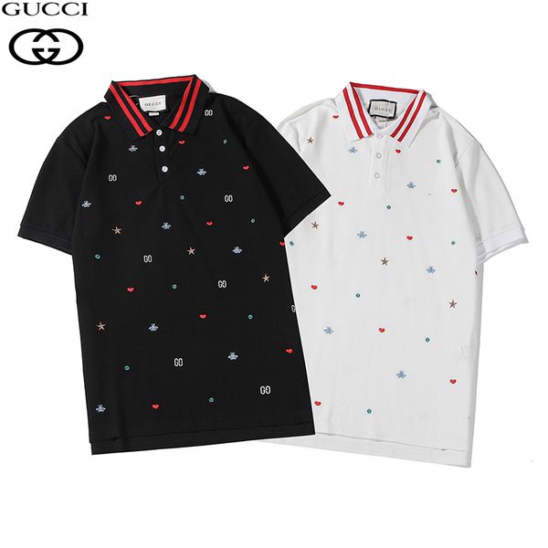 fashion designers polos men casual t shirt embroidered medusa cotton polo shirt high street collar luxurious polos shirts lol, White;black
fashion designers polos men casual t shirt embroidered medusa cotton polo shirt high street collar luxurious polos shirts lol, White;black