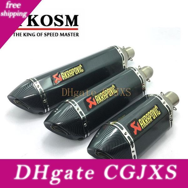 tkosm motorcycle exhaust universal 51mm 3 size length 570mm 470mm 380mm stainless steel carbon fiber akrapovic face motorbike exhaust pipe
tkosm motorcycle exhaust universal 51mm 3 size length 570mm 470mm 380mm stainless steel carbon fiber akrapovic face motorbike exhaust pipe