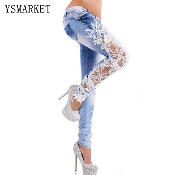 spring new denim lace women jeans floral splice low waist long pencil denim pants femme skinny boyfriend jeans 66831, Blue
spring new denim lace women jeans floral splice low waist long pencil denim pants femme skinny boyfriend jeans 66831, Blue