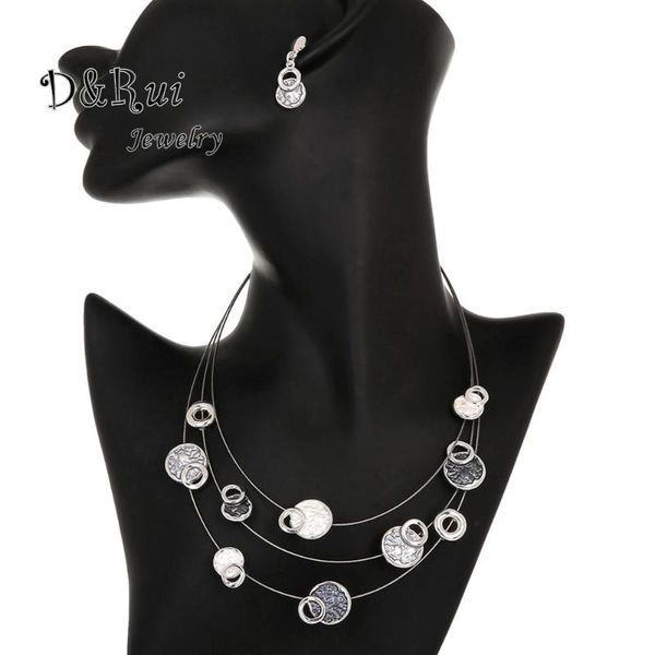 новый дизайн геометрический choker ожерелья наборы для женщин подростка девушки воротник заявление многослойные провода rope ожерелье серьги, Silver
новый дизайн геометрический choker ожерелья наборы для женщин подростка девушки воротник заявление многослойные провода rope ожерелье серьги, Silver
