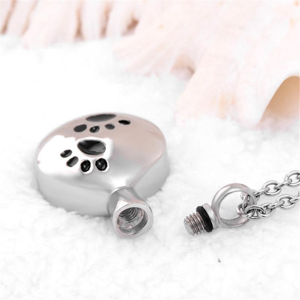 chains round pet cremation urn necklace memorial jewelry stainless steel ashes keepsake locket, Silver
chains round pet cremation urn necklace memorial jewelry stainless steel ashes keepsake locket, Silver