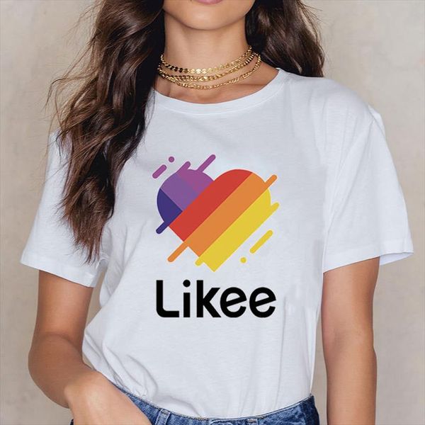 женщины рубашка нового harajuku likee женского tshirt сердце печать с коротким рукавом топы тис вскользь теннисками женщин одежды футболки, White
женщины рубашка нового harajuku likee женского tshirt сердце печать с коротким рукавом топы тис вскользь теннисками женщин одежды футболки, White