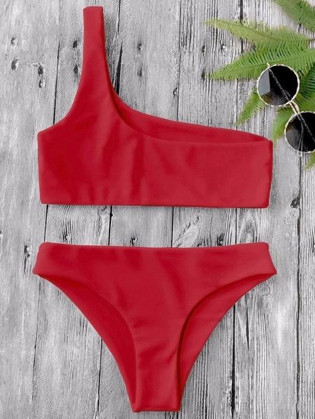 swimwear one shoulder bikini set and polyester bottoms low waisted bathing suits beach wear s l size, White;black
swimwear one shoulder bikini set and polyester bottoms low waisted bathing suits beach wear s l size, White;black