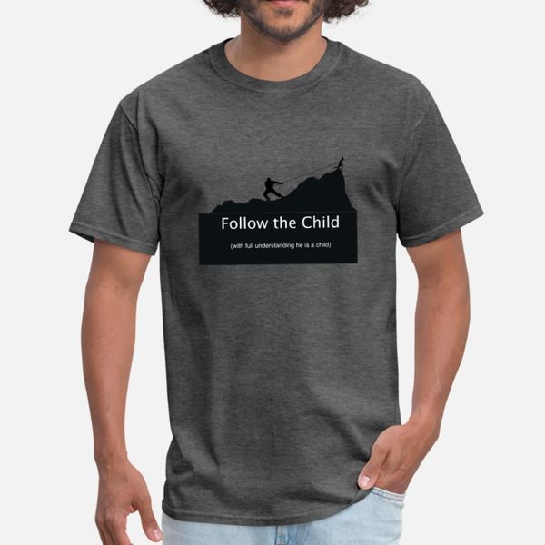 follow the child t shirt men custom cotton crew neck leisure graphic comical summer formal shirt
follow the child t shirt men custom cotton crew neck leisure graphic comical summer formal shirt
