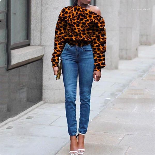 spring autumn clothes women leopard one shoulder tshirt long sleeve loose designer short tshirt famale, White
spring autumn clothes women leopard one shoulder tshirt long sleeve loose designer short tshirt famale, White