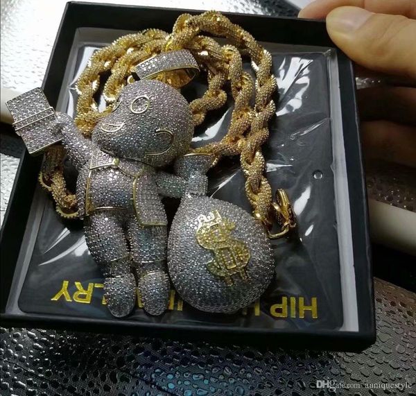 designer necklace mens iced out hip hop chain pendants luxury jewelry fashion hiphop bling diamond mario gold rope chain cuban link002, Silver
designer necklace mens iced out hip hop chain pendants luxury jewelry fashion hiphop bling diamond mario gold rope chain cuban link002, Silver