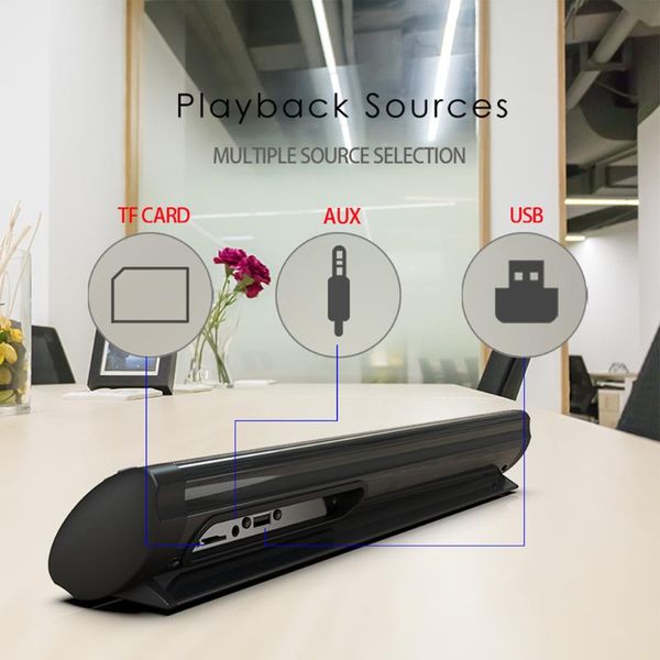 bs-41a 10w tv sound bar aux usb wired and wireless bluetooth home theater fm radio surround soundbar for pc tv speaker wall hang
bs-41a 10w tv sound bar aux usb wired and wireless bluetooth home theater fm radio surround soundbar for pc tv speaker wall hang
