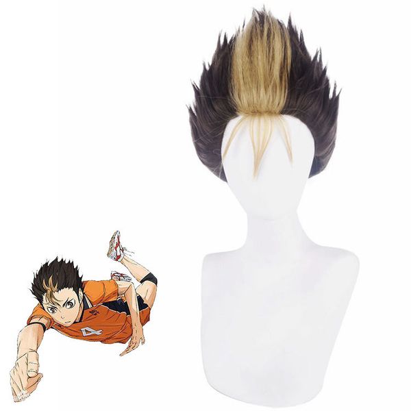 yu nishinoya wig haikyuu cosplay wig brown short straight slick back halloween synthetic hair, Black
yu nishinoya wig haikyuu cosplay wig brown short straight slick back halloween synthetic hair, Black