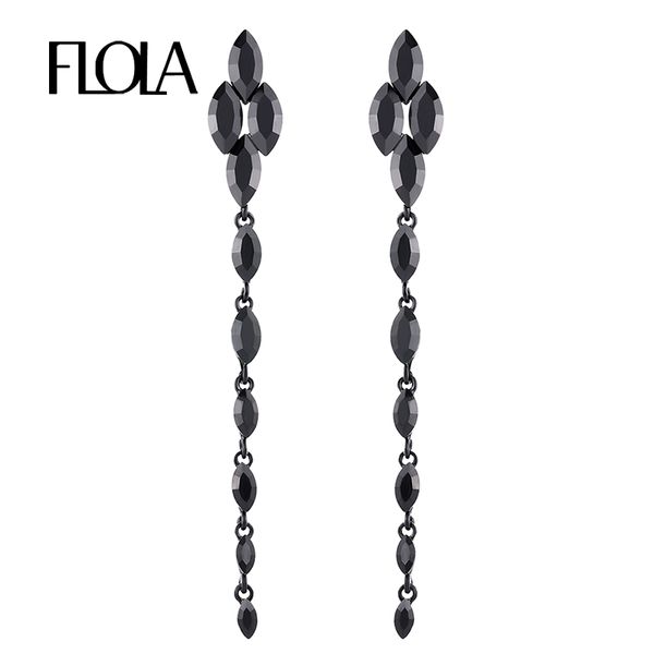 dangle & chandelier flola ethnic statement fashion jewelry super long black crystal water drop earrings for women wedding ersm69, Silver
dangle & chandelier flola ethnic statement fashion jewelry super long black crystal water drop earrings for women wedding ersm69, Silver