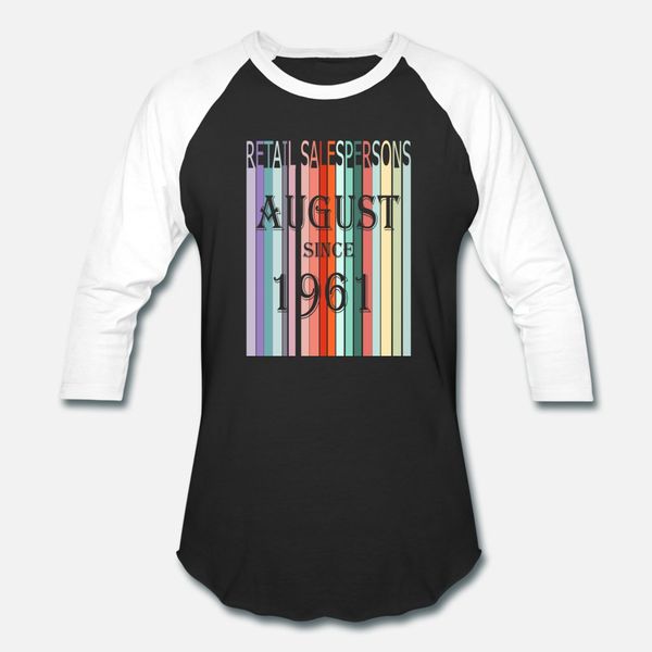 retail salespersons august since 1961 t shirt men printing tee shirt plus size 3xl outfit famous funny casual summer style natural shirt, White;black
retail salespersons august since 1961 t shirt men printing tee shirt plus size 3xl outfit famous funny casual summer style natural shirt, White;black