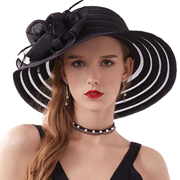 wide brim hats ladies summer foldable hat beach sun wedding bowknot cap big female lace flowertraditional top, Blue;gray
wide brim hats ladies summer foldable hat beach sun wedding bowknot cap big female lace flowertraditional top, Blue;gray
