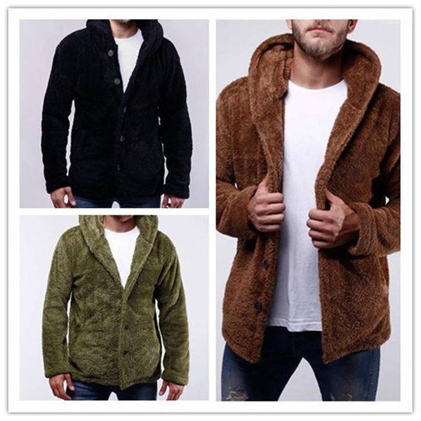 polar fleece thick long sleeve men coats mens designer jackets casual male outerwear men solid color hooded jackets winter, Black;brown
polar fleece thick long sleeve men coats mens designer jackets casual male outerwear men solid color hooded jackets winter, Black;brown