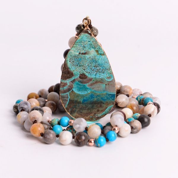 женская мода ручной работы boho mix природные камни большой teardrop подвеска lariat бусы knotted bohemia ожерелье y200810, Silver
женская мода ручной работы boho mix природные камни большой teardrop подвеска lariat бусы knotted bohemia ожерелье y200810, Silver