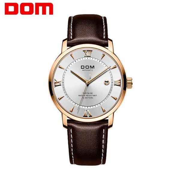 2020luxury business casual sports men's mechanical watch watch stainless steel sapphire leather calendar waterproof, Slivery;brown
2020luxury business casual sports men's mechanical watch watch stainless steel sapphire leather calendar waterproof, Slivery;brown