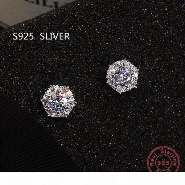 simple fashion jewelry stunning real 925 sterling silver round cut white z cz diamond gemstones party women wedding bridal stud earring, Golden;silver
simple fashion jewelry stunning real 925 sterling silver round cut white z cz diamond gemstones party women wedding bridal stud earring, Golden;silver