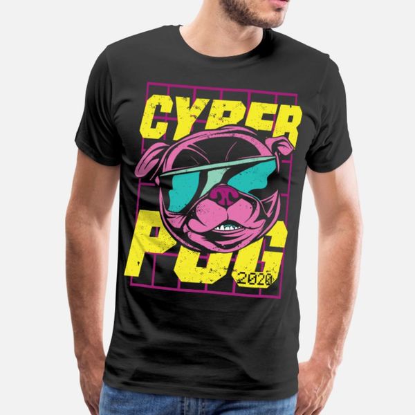 cyper pug t shirt men customized cotton euro size s-3xl pattern gift building summer natural shirt 
cyper pug t shirt men customized cotton euro size s-3xl pattern gift building summer natural shirt