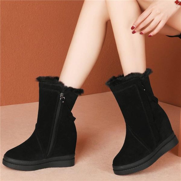 punk goth trainers women genuine leather platform wedges ankle boots high round toe high heel winter warm pumps casual shoes, Black
punk goth trainers women genuine leather platform wedges ankle boots high round toe high heel winter warm pumps casual shoes, Black