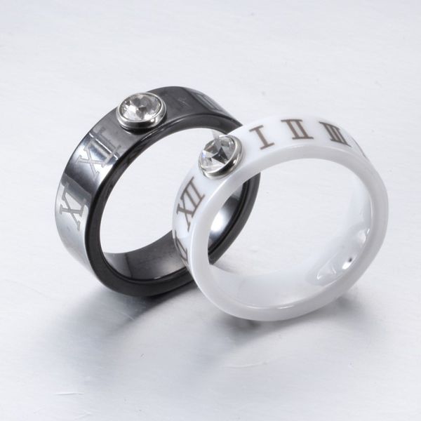 2020 fine jewelry crystal from swarovskis simple ceramic roman numeral couple ring inlaid zircon 2 colors fit wedding, Golden;silver
2020 fine jewelry crystal from swarovskis simple ceramic roman numeral couple ring inlaid zircon 2 colors fit wedding, Golden;silver