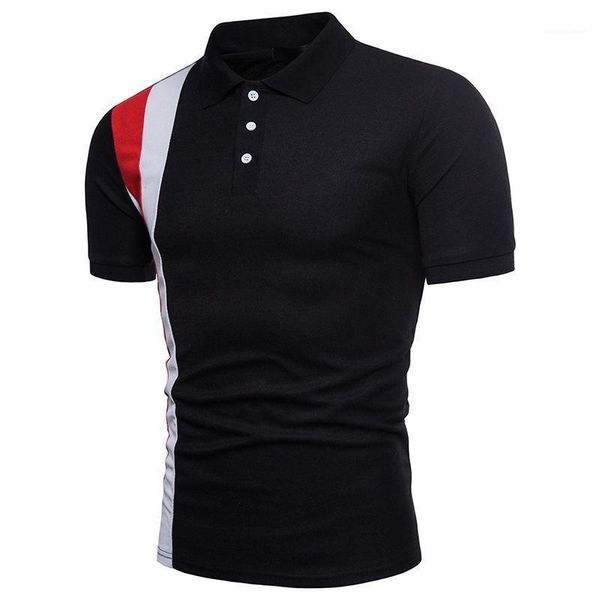street quickly dry clothing mens summer designer printed polo cotton short sleeve sports tees fashion high, White;black
street quickly dry clothing mens summer designer printed polo cotton short sleeve sports tees fashion high, White;black